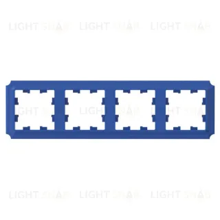 Рамка четверная Schneider Electric Atlasdesign Antique, аквамарин ATN101104 ATN101104