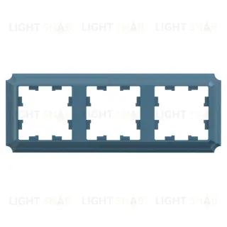 Рамка тройная Schneider Electric Atlasdesign Antique, изумруд ATN100803 ATN100803