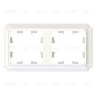 Рамка двойная Schneider Electric Atlasdesign Antique, жемчуг ATN100402 ATN100402