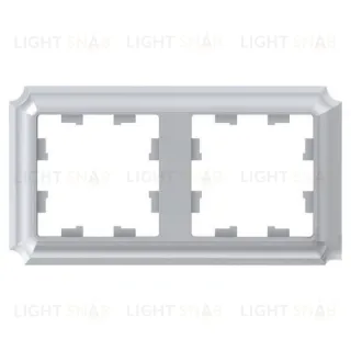 Рамка двойная Schneider Electric Atlasdesign Antique, алюминий ATN100302 ATN100302