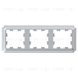 Рамка тройная Schneider Electric Atlasdesign Antique, алюминий ATN100303 ATN100303