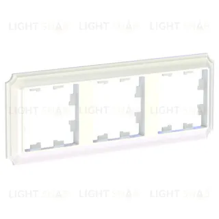 Рамка тройная Schneider Electric Atlasdesign Antique, жемчуг ATN100403 ATN100403