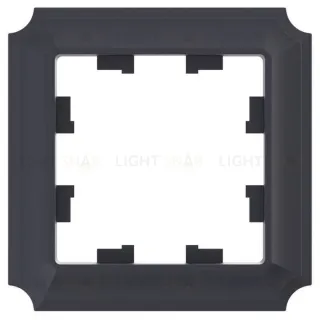 Рамка одинарная Schneider Electric Atlasdesign Antique, карбон ATN101001 ATN101001