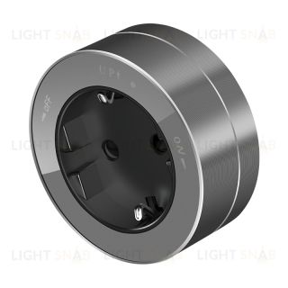 Розетка с заземлением Systeme Electric MuitiTrack 16А/250В, графит MTK13001G MTK13001G