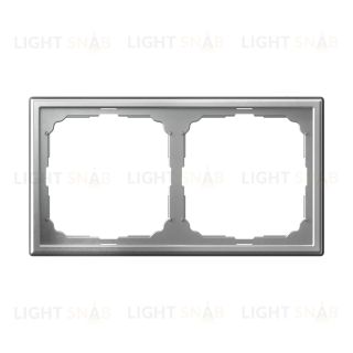 Рамка двойная System Electric ArtGallery, алюминий GAL000302 GAL000302