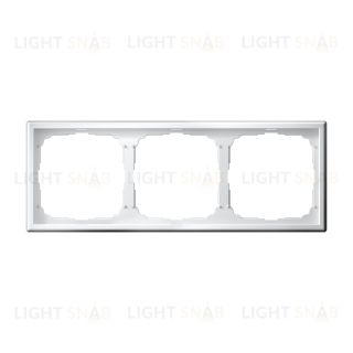 Рамка тройная System Electric ArtGallery, белый GAL000103 GAL000103