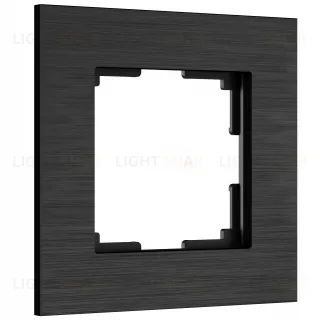 Рамка одинарная Werkel AluMax, черный алюминий a066329 a066329