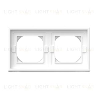 Рамка двойная IP44 System Electric ArtGallery, белый GAL440102 GAL440102