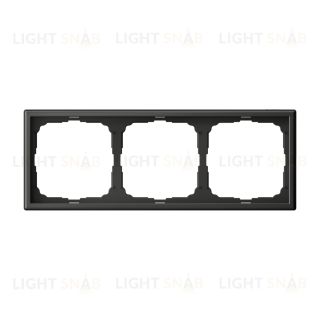 Рамка тройная System Electric ArtGallery, базальт GAL001403 GAL001403