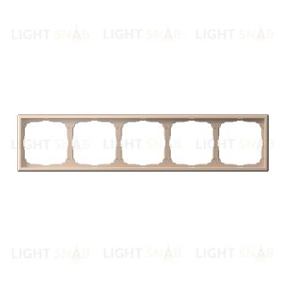 Рамка пятерная System Electric ArtGallery, песочный GAL001205 GAL001205