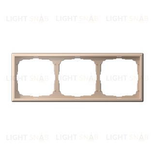 Рамка тройная System Electric ArtGallery, песочный GAL001203 GAL001203