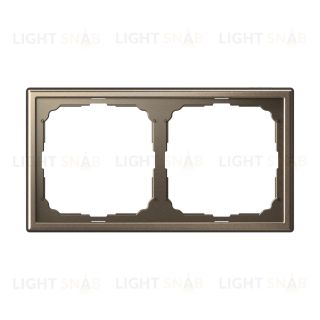 Рамка двойная System Electric ArtGallery, мокко GAL000602 GAL000602