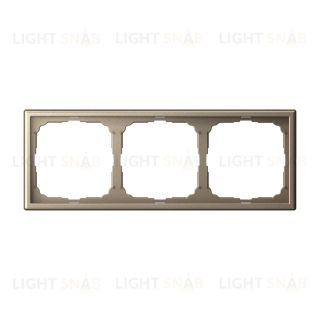 Рамка тройная System Electric ArtGallery, шампань GAL000503 GAL000503