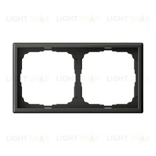 Рамка двойная System Electric ArtGallery, базальт GAL001402 GAL001402