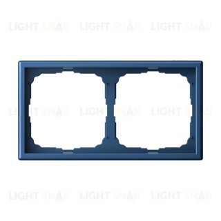 Рамка двойная System Electric ArtGallery, аквамарин GAL001102 GAL001102