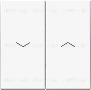 Выключатель управления для жалюзи и рольставней System Electric ArtGallery 10А/250В, белый GAL000119S GAL000119S