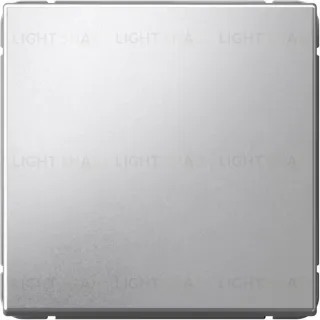 Выключатель одноклавишный кнопочный System Electric ArtGallery 10А, алюминий GAL000315S GAL000315S
