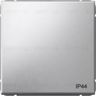 Выключатель одноклавишный проходной System Electric ArtGallery 10А IP44, алюминий GAL440361S GAL440361S