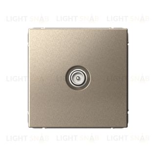 Розетка TV оконечная System Electric ArtGallery 1DB, шампань GAL000591 GAL000591