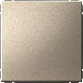 Выключатель одноклавишный кнопочный System Electric ArtGallery 10А, шампань GAL000515S GAL000515S