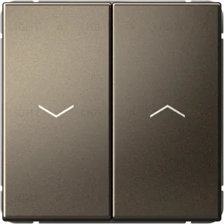 Выключатель управления для жалюзи и рольставней System Electric ArtGallery 10А/250В, мокко GAL000619S GAL000619S