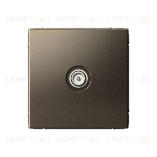 Розетка TV проходная System Electric ArtGallery 4DB, мокко GAL000692 GAL000692