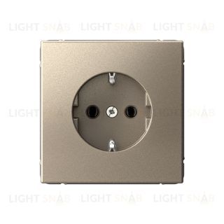 Розетка с заземлением System Electric ArtGallery 16А, шампань GAL000543 GAL000543