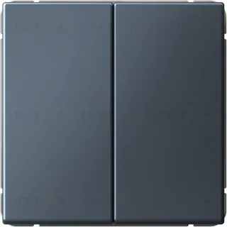 Выключатель двухклавишный проходной System Electric ArtGallery 10А, грифель GAL000765S GAL000765S