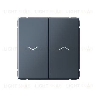 Выключатель управления для жалюзи и рольставней System Electric ArtGallery 10А/250В, грифель GAL000719 GAL000719