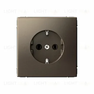 Розетка с заземлением, быстрозажимные клем., System Electric ArtGallery 16А, мокко GAL000643S GAL000643S