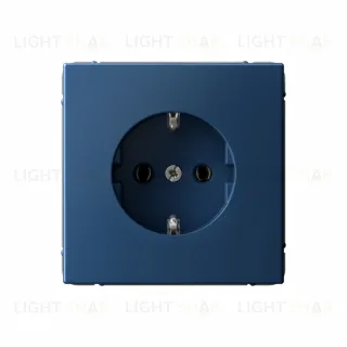 Розетка с заземлением, быстрозажимные клем., System Electric ArtGallery 16А, аквамарин GAL001143S GAL001143S