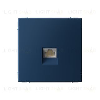 Розетка компьютерная одинарная System Electric ArtGallery RJ45 6A кат., аквамарин GAL001186 GAL001186