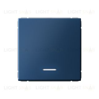 Выключатель одноклавишный с подсветкой System Electric ArtGallery 10А, аквамарин GAL001113 GAL001113