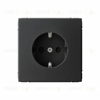 Розетка с заземлением, быстрозажимные клем., со шторками System Electric ArtGallery 16А, карбон GAL001045S GAL001045S