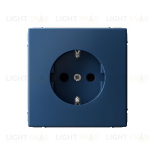 Розетка с заземлением со шторками System Electric ArtGallery 16А, аквамарин GAL001145 GAL001145