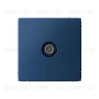 Розетка TV оконечная System Electric ArtGallery 1DB, аквамарин GAL001191 GAL001191