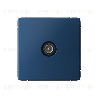 Розетка TV проходная System Electric ArtGallery 4DB, аквамарин GAL001192 GAL001192