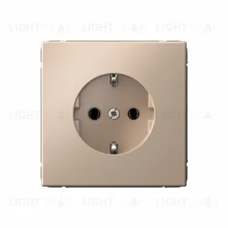 Розетка с заземлением, быстрозажимные клем., System Electric ArtGallery 16А, песочный GAL001243S GAL001243S