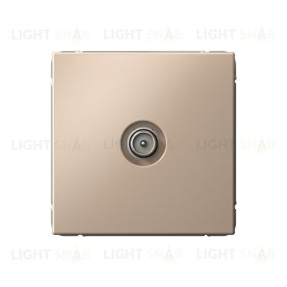 Розетка TV проходная System Electric ArtGallery 4DB, песочный GAL001292 GAL001292