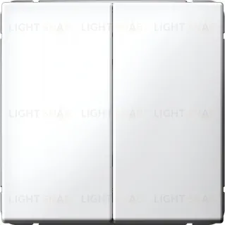 Выключатель двухклавишный проходной System Electric ArtGallery 10А, лотос GAL001365S GAL001365S