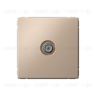 Розетка TV оконечная System Electric ArtGallery 1DB, песочный GAL001291 GAL001291