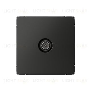 Розетка TV оконечная System Electric ArtGallery 1DB, базальт GAL001491 GAL001491
