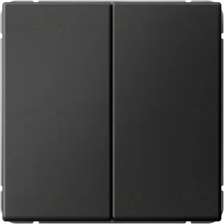 Выключатель двухклавишный проходной System Electric ArtGallery 10А, базальт GAL001465S GAL001465S