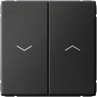 Выключатель управления для жалюзи и рольставней System Electric ArtGallery 10А/250В, базальт GAL001419S GAL001419S