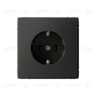 Розетка с заземлением System Electric ArtGallery 16А, базальт GAL001443 GAL001443