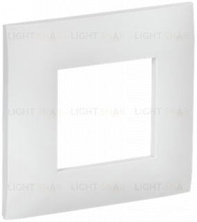 Рамка одинарная IEK Skandy арктический белый SK-M12-K01 SK-M12-K01