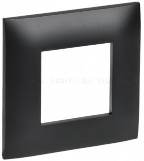 Рамка одинарная IEK Skandy черный SK-M12-K02 SK-M12-K02