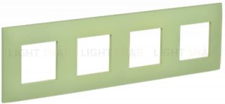 Рамка 4-местная IEK Skandy мятный SK-M42-K06 SK-M42-K06