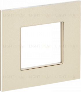 Рамка одинарная IEK Skandy шампань металл SK-M12-M-K37 SK-M12-M-K37