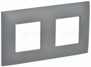 Рамка двойная IEK Skandy серый SK-M22-K03 SK-M22-K03